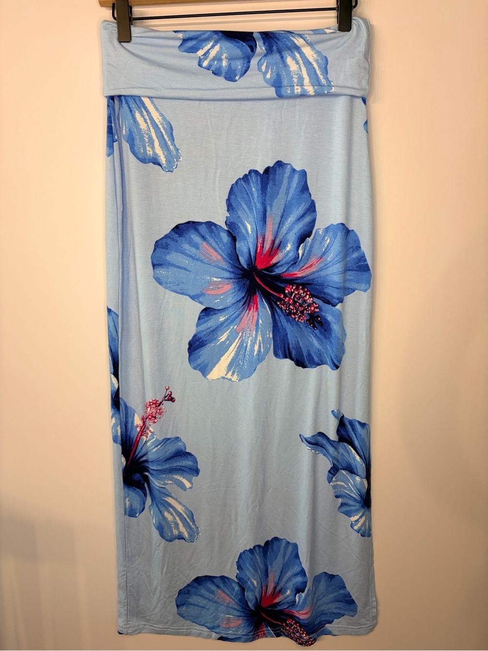 *NWOT* No Boundaries Women’s Knit Foldover Slit Maxi Skirt, Size Small (4–6) - Picture 3 of 9